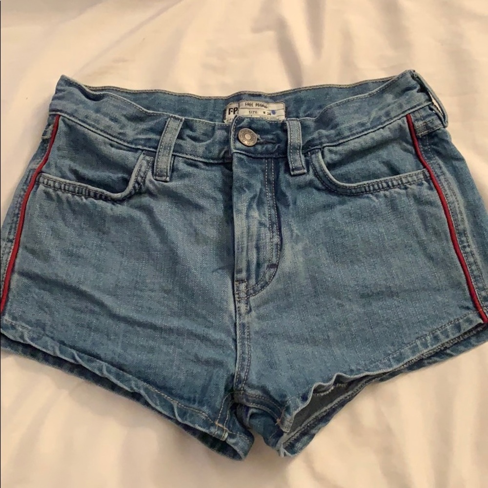 Free People Jean Shorts